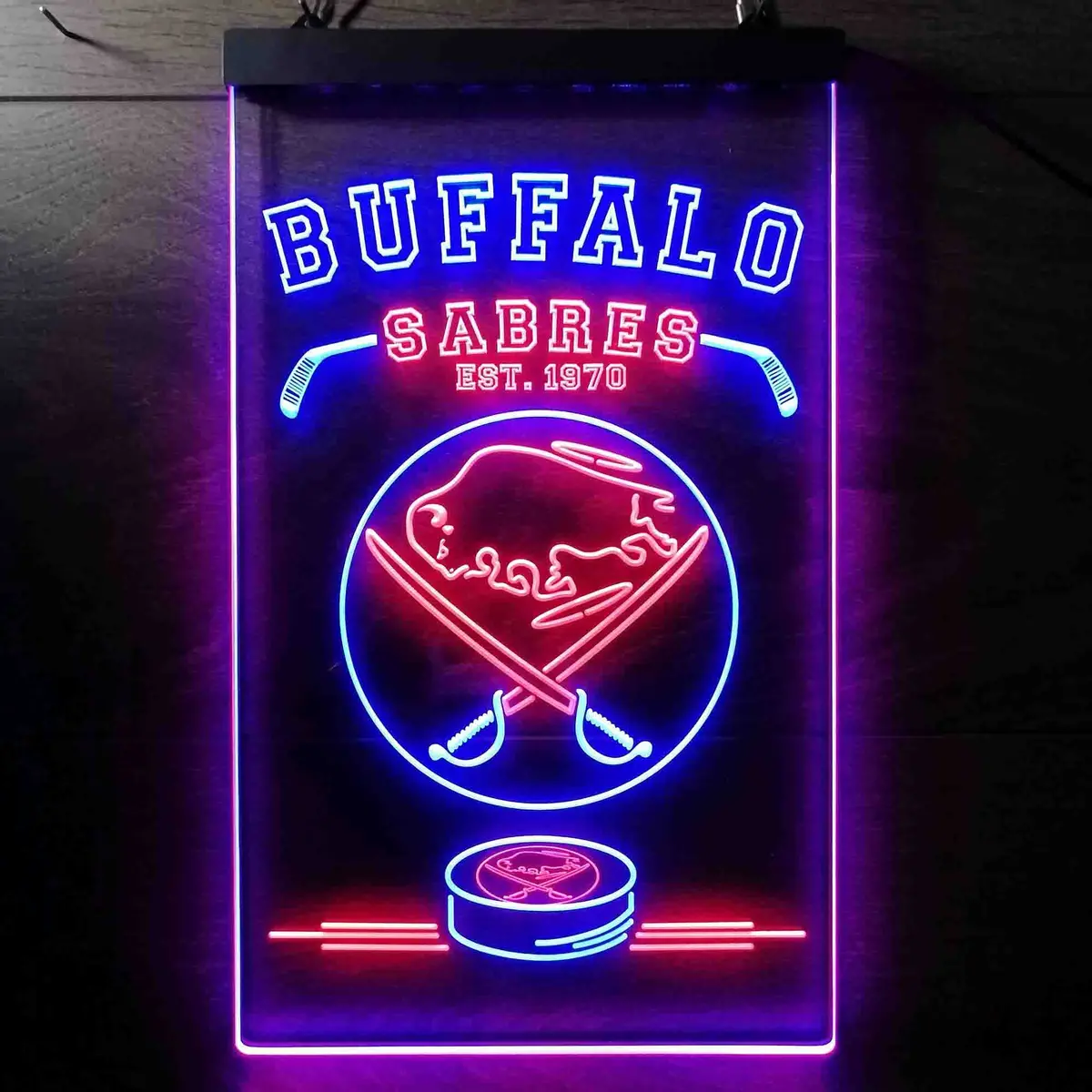 Custom Buffalo Sabres Bar Neon Led Sign 11