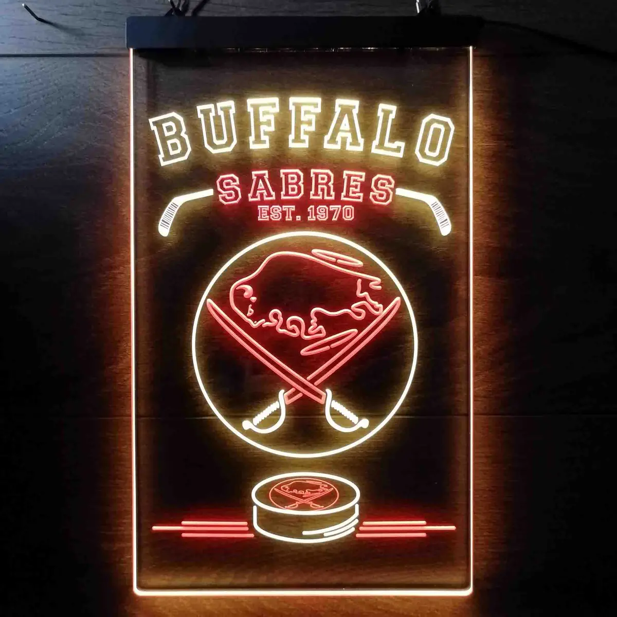 Custom Buffalo Sabres Bar Neon Led Sign 6