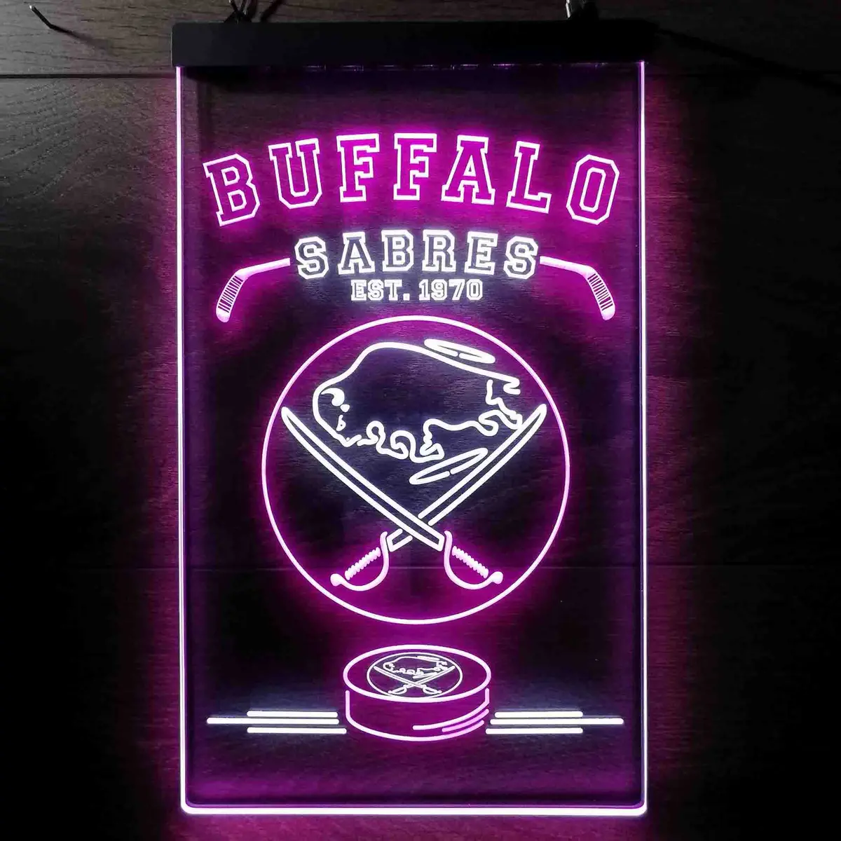 Custom Buffalo Sabres Bar Neon Led Sign 10