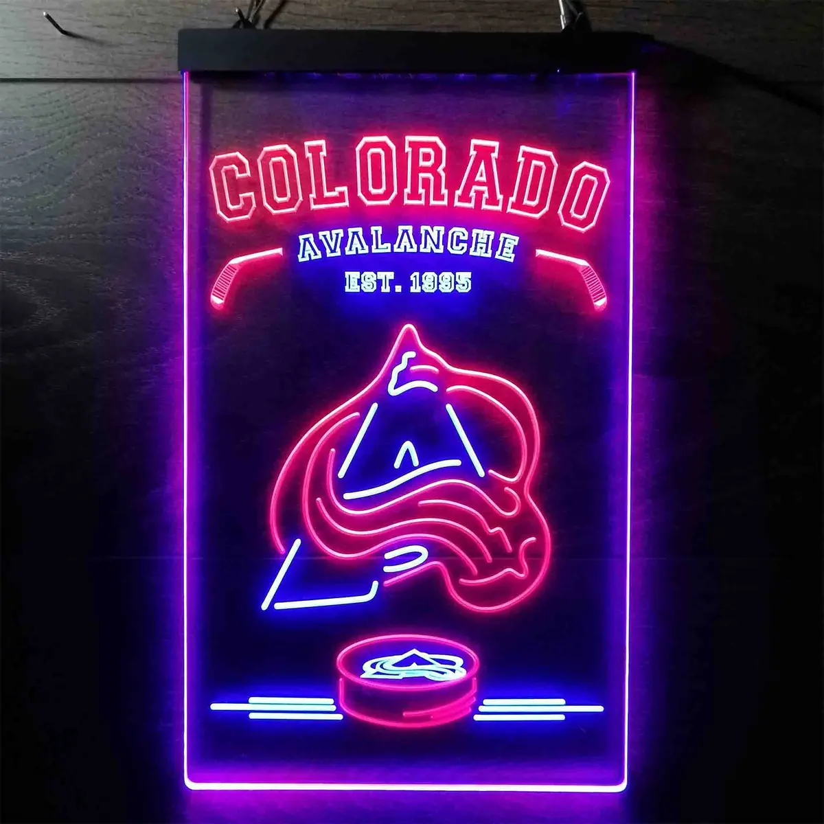 Custom Colorado Avalanche LED Neon Sign – Team-Themed Fan Light - Image 7