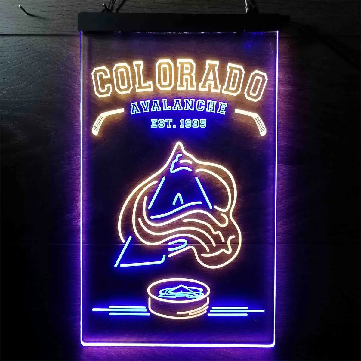 Custom Colorado Avalanche LED Neon Sign – Team-Themed Fan Light - Image 8
