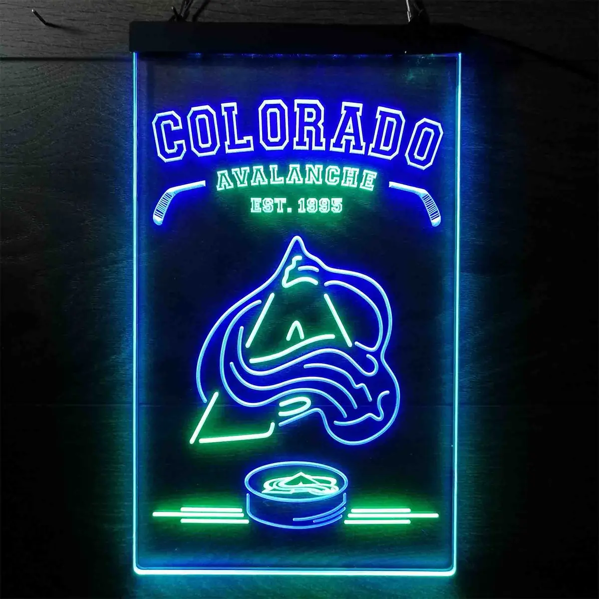 Personalized Colorado Avalanche Neon-Like Led Sign 7
