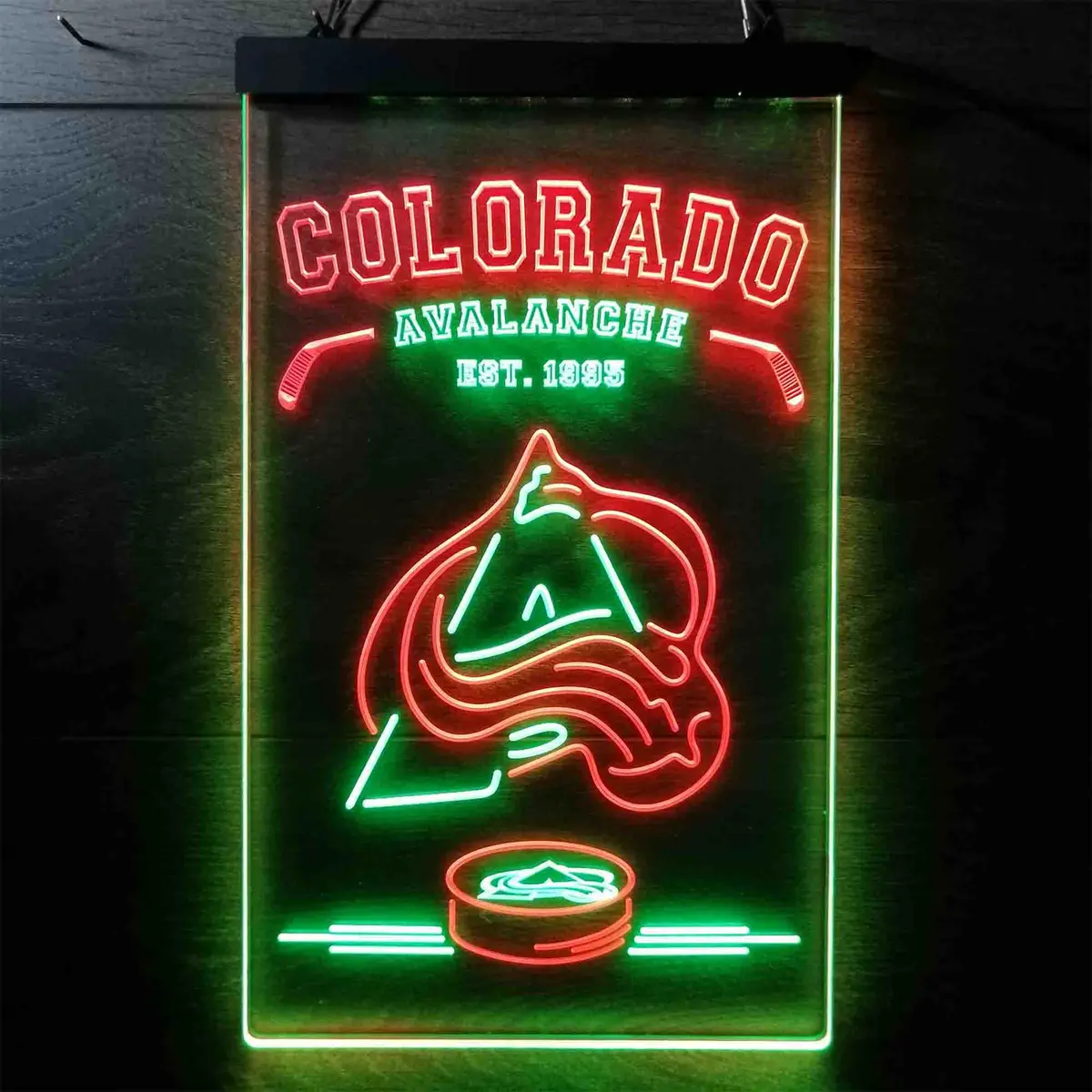 Personalized Colorado Avalanche Neon-Like Led Sign 13