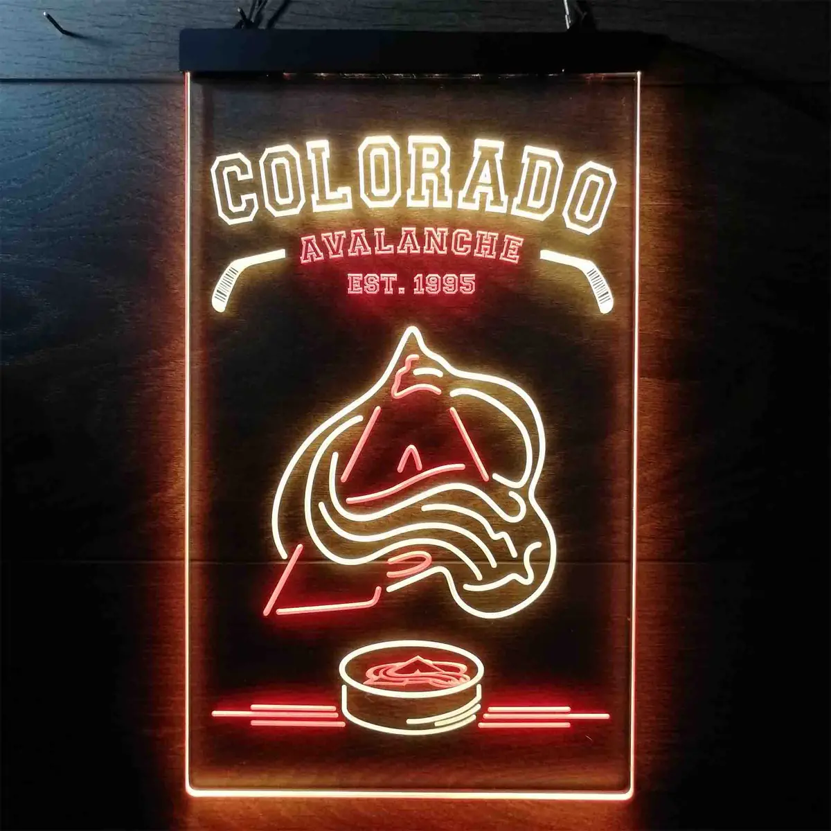 Custom Colorado Avalanche LED Neon Sign – Team-Themed Fan Light - Image 10