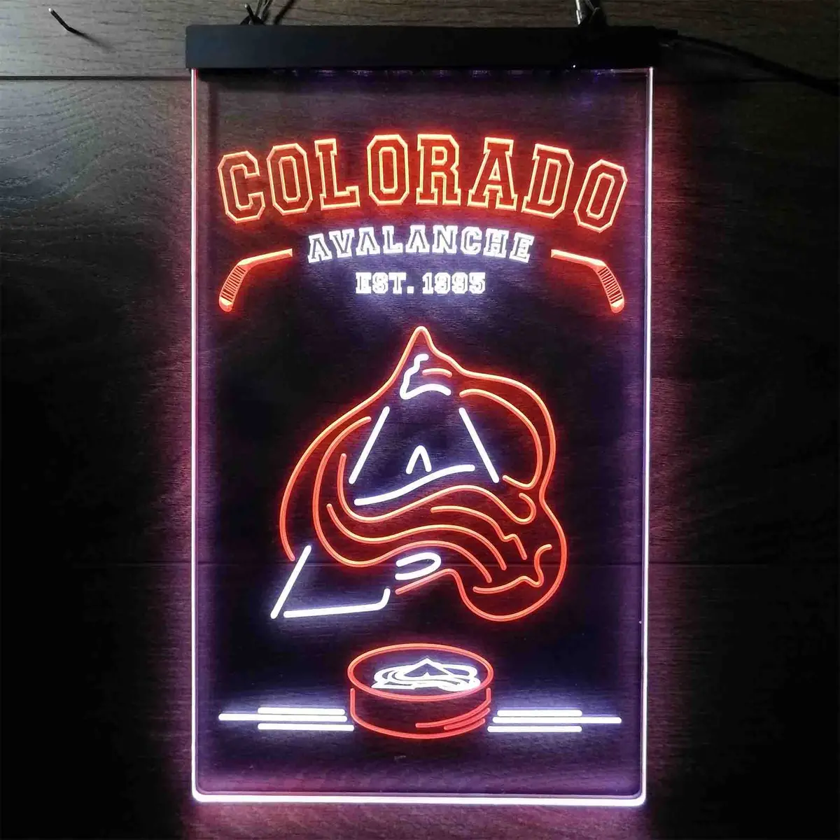 Custom Colorado Avalanche LED Neon Sign – Team-Themed Fan Light - Image 9