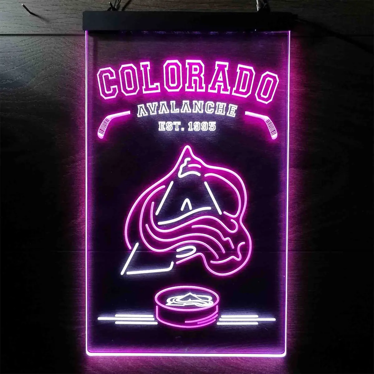 Custom Colorado Avalanche LED Neon Sign – Team-Themed Fan Light - Image 12