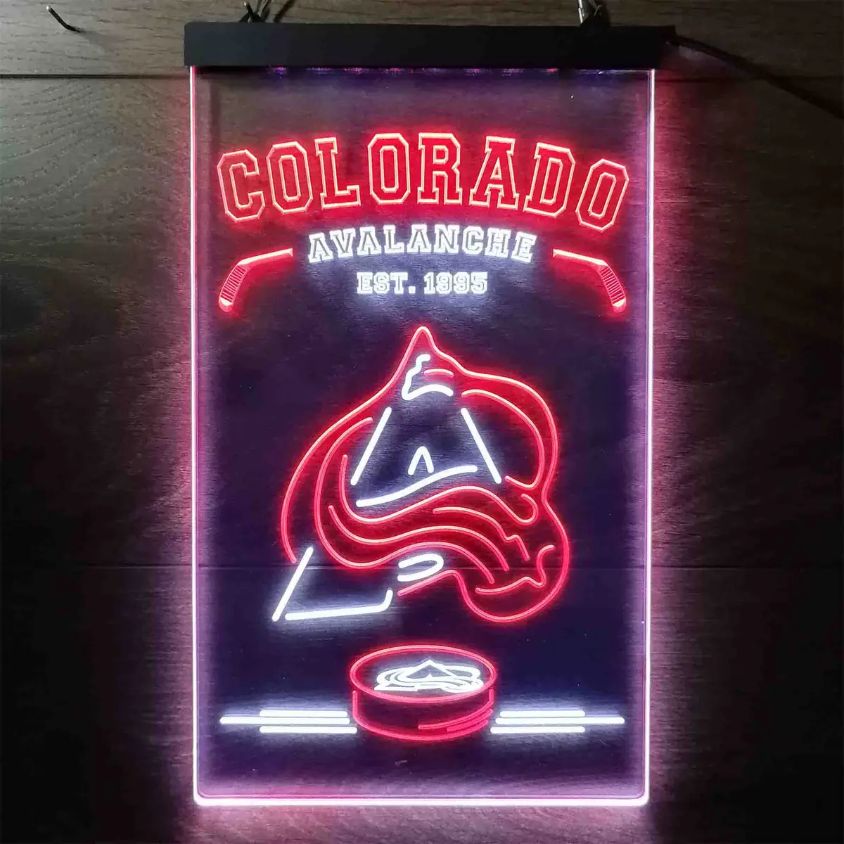 Custom Colorado Avalanche LED Neon Sign – Team-Themed Fan Light - Image 13