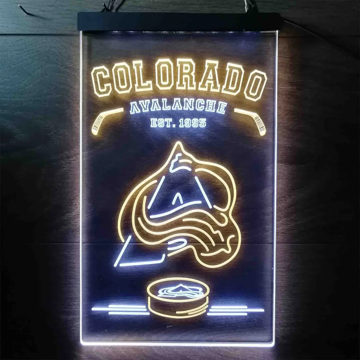 Personalized Colorado Avalanche Neon-Like Led Sign 4