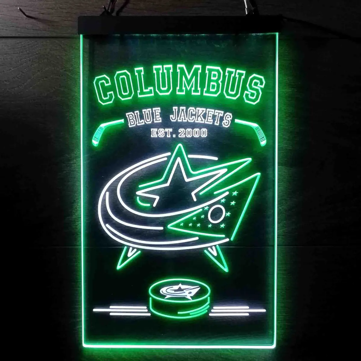 Columbus Blue Jackets Bar Neon-Like Led Sign 1