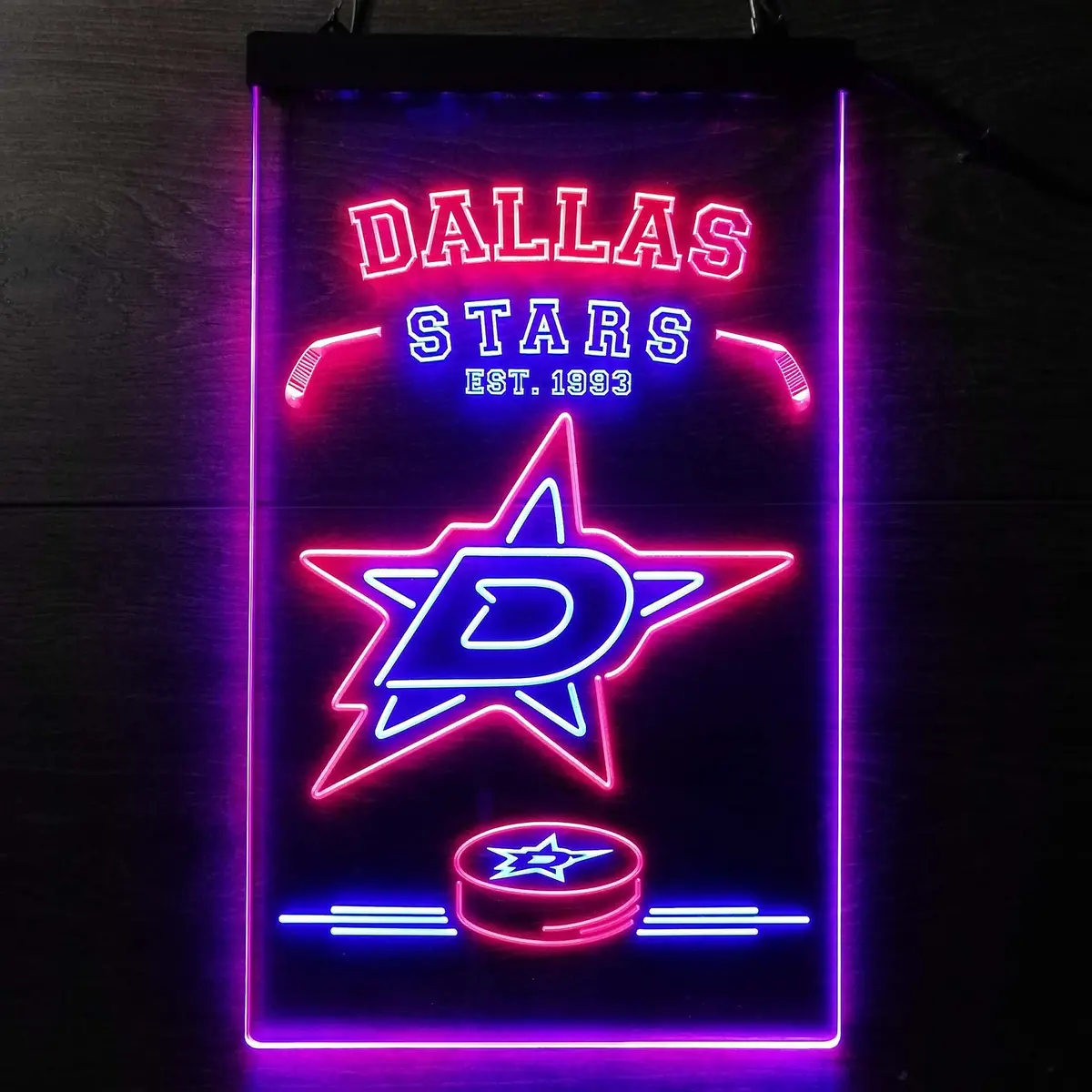 Personalized Dallas Stars Neon-Like Led Sign 13