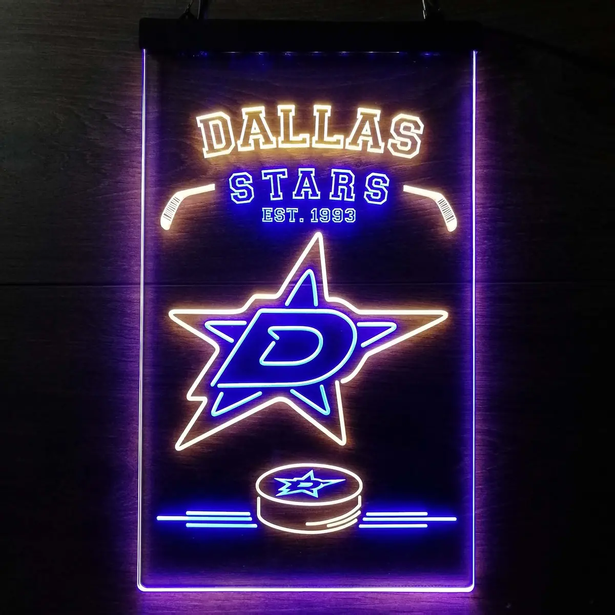Personalized Dallas Stars Neon-Like Led Sign 7