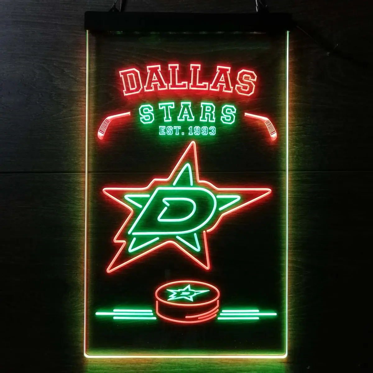 Custom Dallas Stars LED Neon Sign – Est. 1993 - Image 8