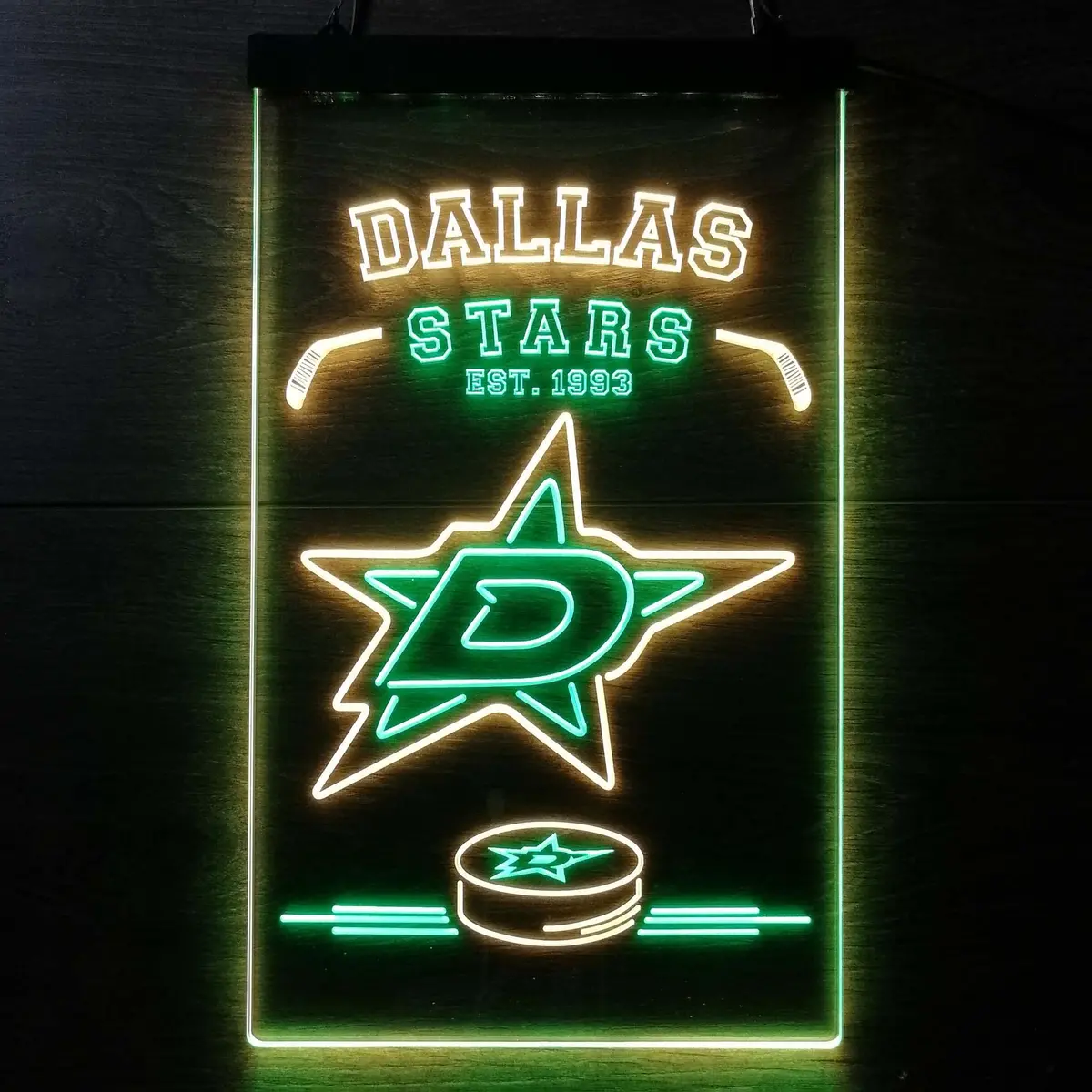 Custom Dallas Stars LED Neon Sign – Est. 1993 - Image 9