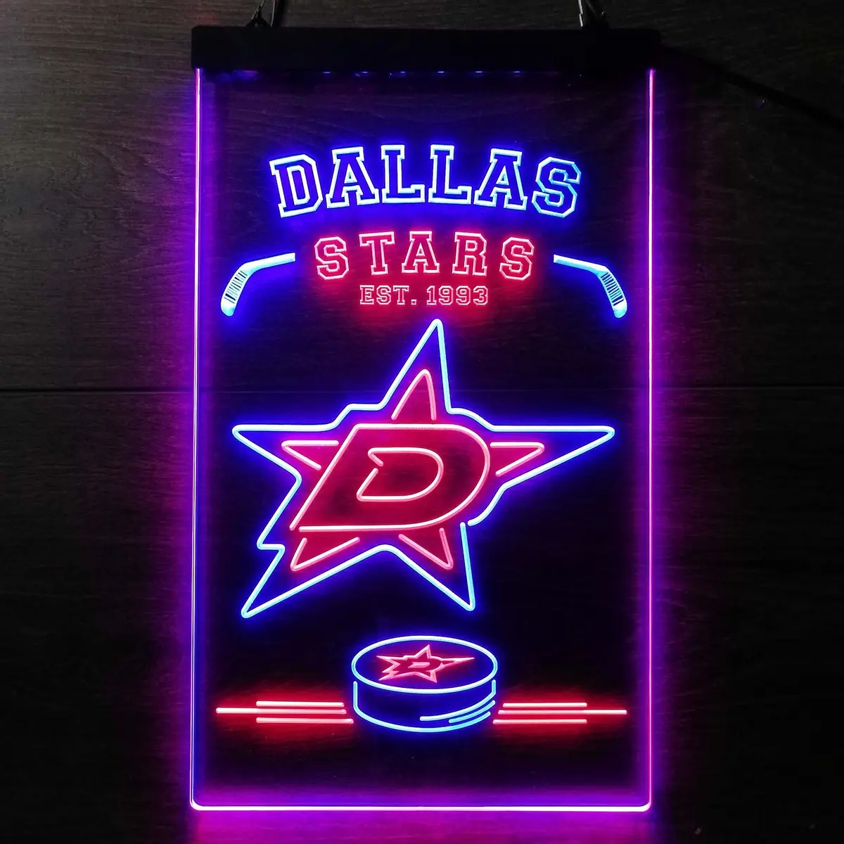 Personalized Dallas Stars Neon-Like Led Sign 10