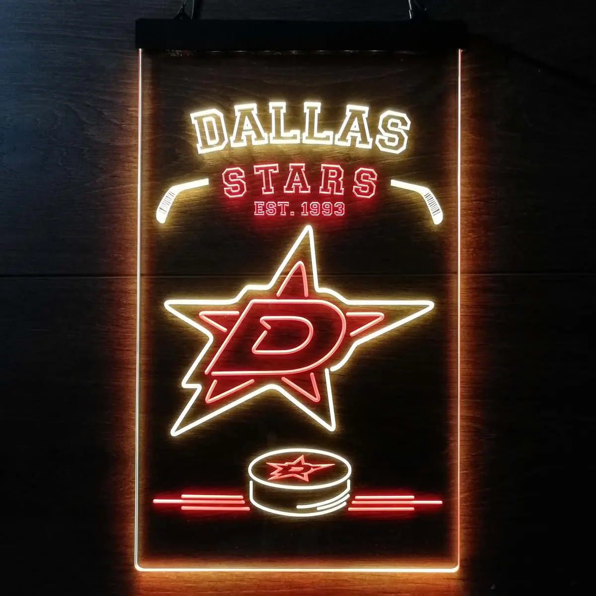 Custom Dallas Stars LED Neon Sign – Est. 1993 - Image 13