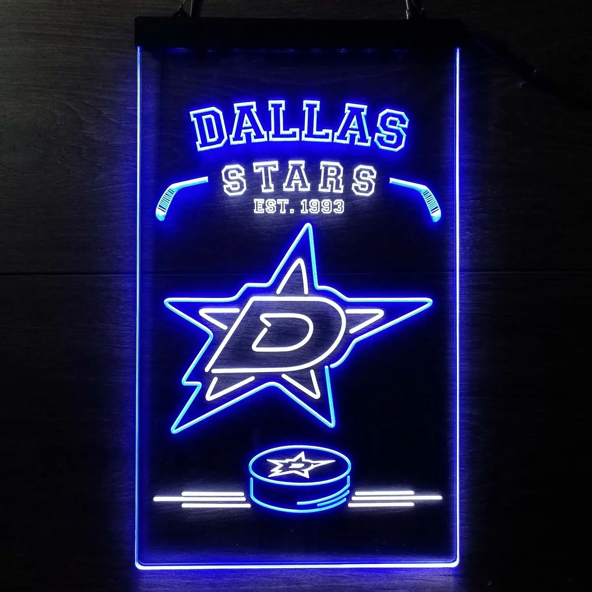 Personalized Dallas Stars Neon-Like Led Sign 1