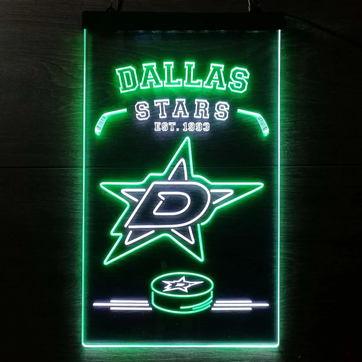 Custom Dallas Stars LED Neon Sign – Est. 1993 - Image 11