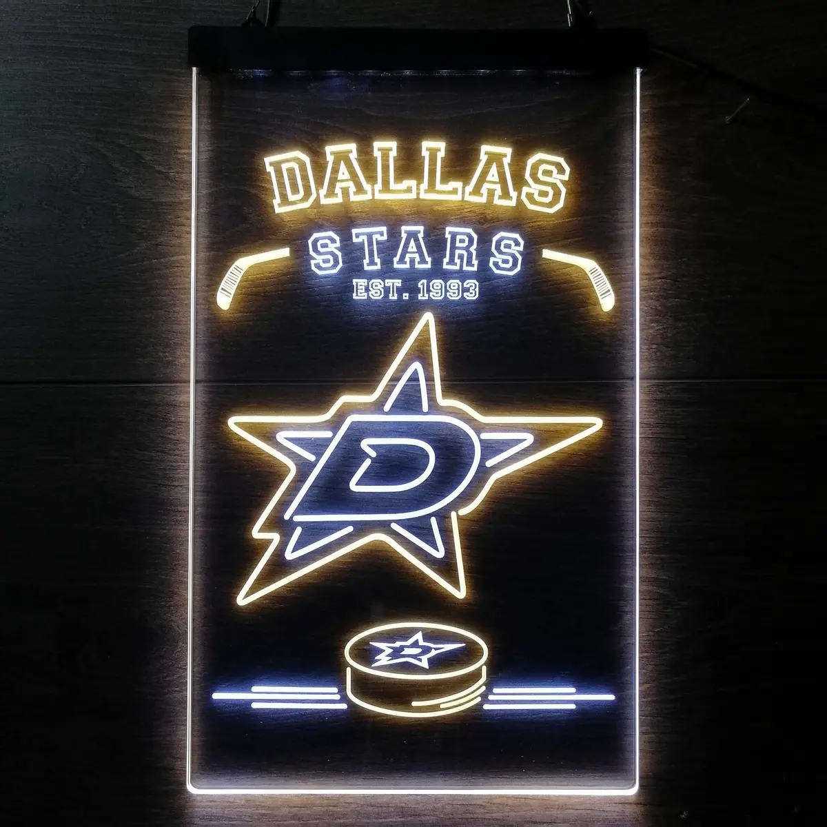 Custom Dallas Stars LED Neon Sign – Est. 1993 - Image 10
