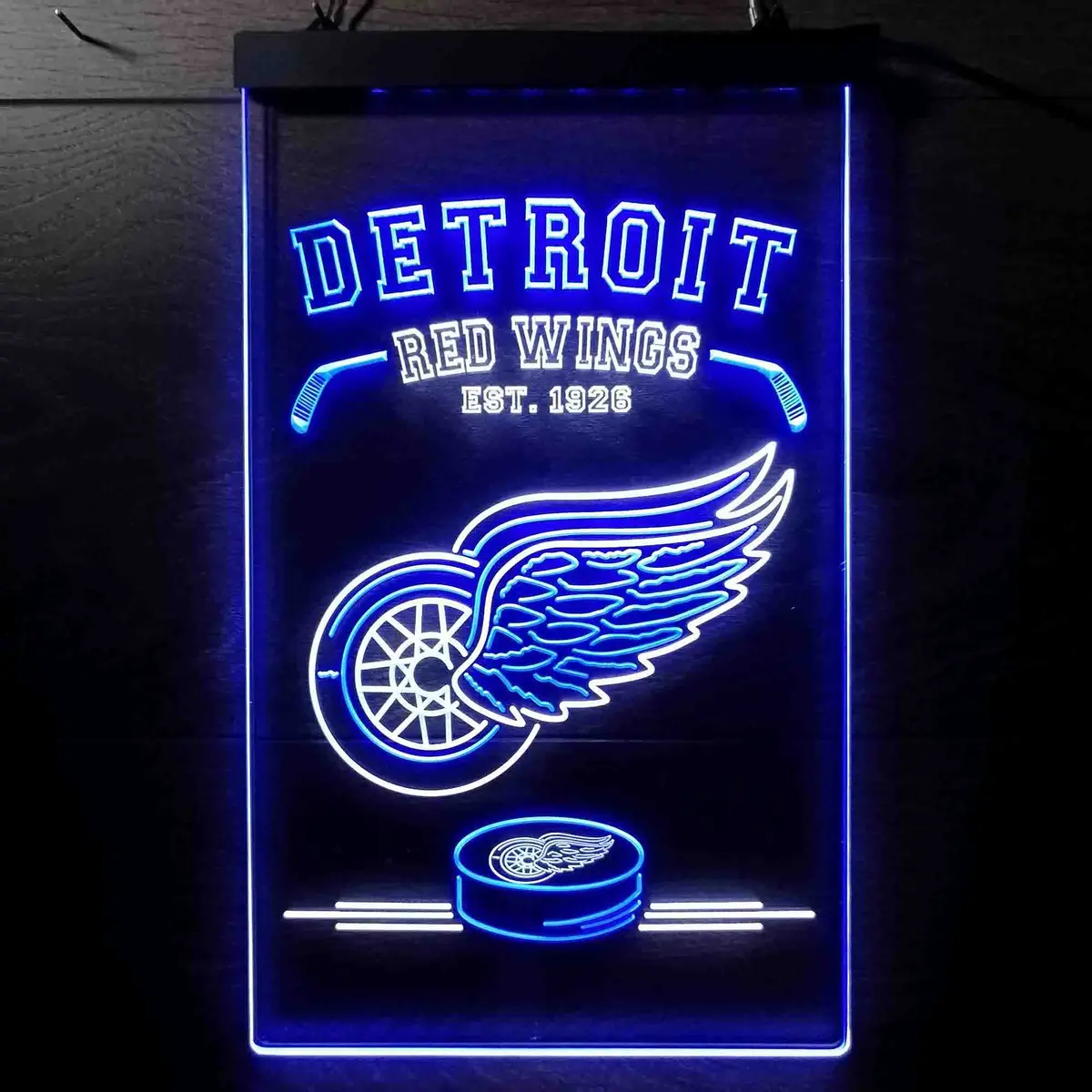 Detroit Red Wings Nhl Bar Led Sign 4