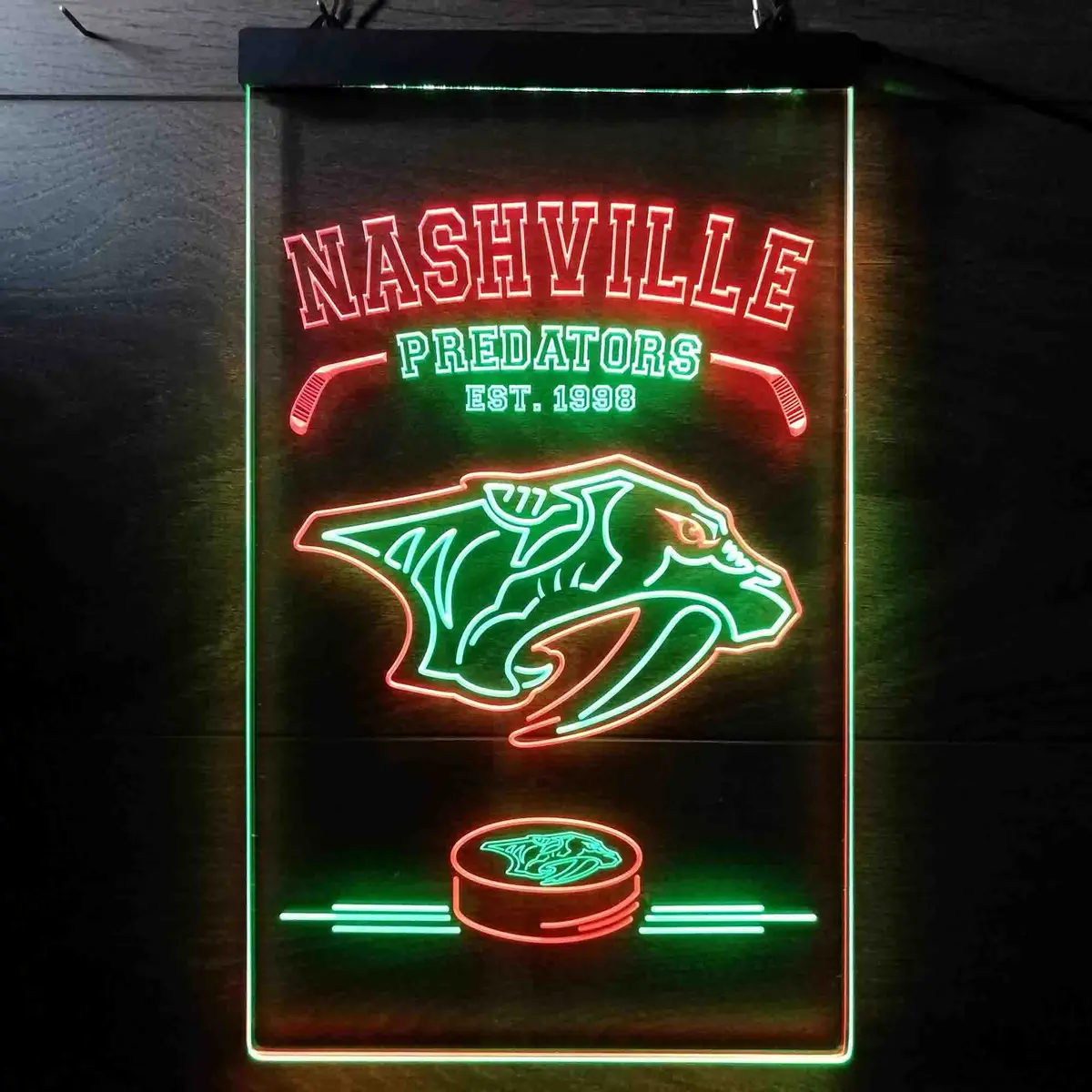 Personalized Custom Nashville Predators Neon-Like Led Sign - Father's Day Gift 8