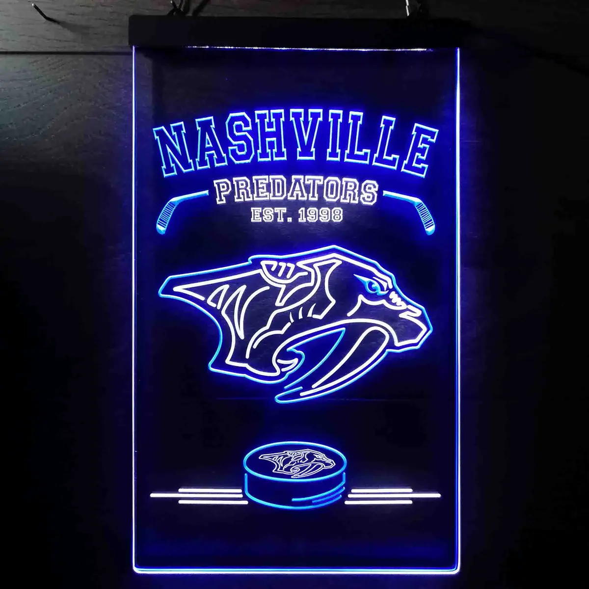Personalized Custom Nashville Predators Neon-Like Led Sign - Father's Day Gift 2