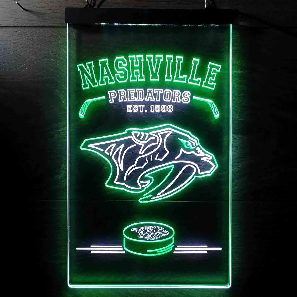 Personalized Custom Nashville Predators Neon-Like Led Sign - Father's Day Gift 4