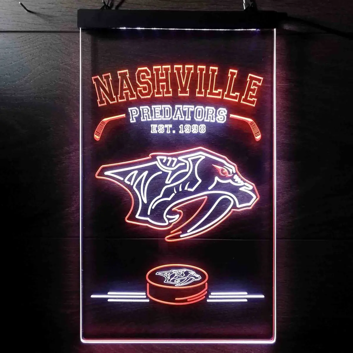 Personalized Custom Nashville Predators Neon-Like Led Sign - Father's Day Gift 7