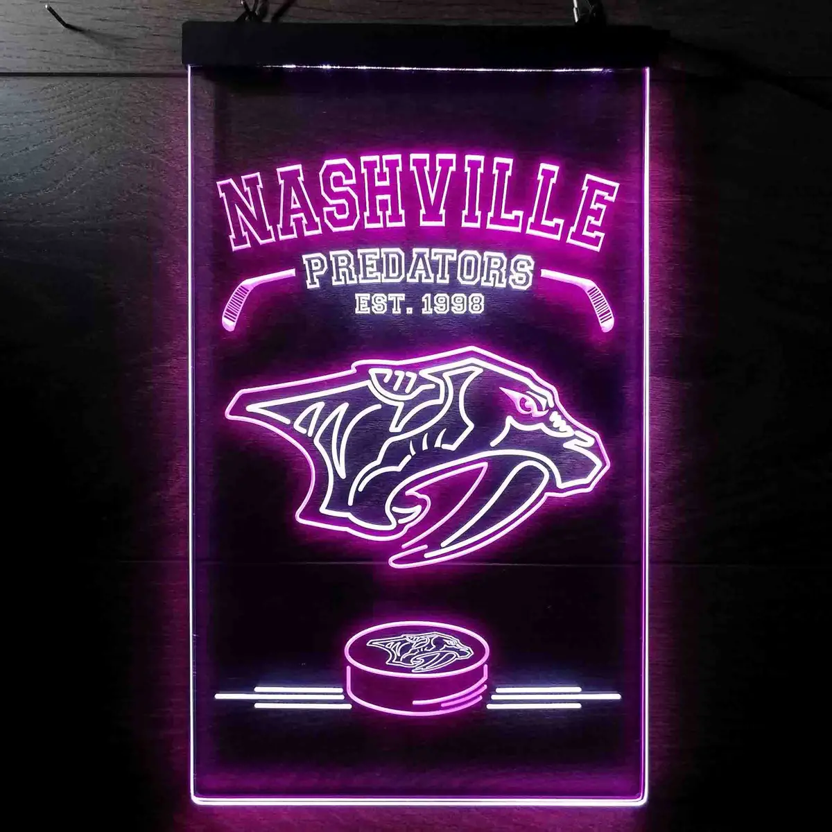 Personalized Custom Nashville Predators Neon-Like Led Sign - Father's Day Gift 12