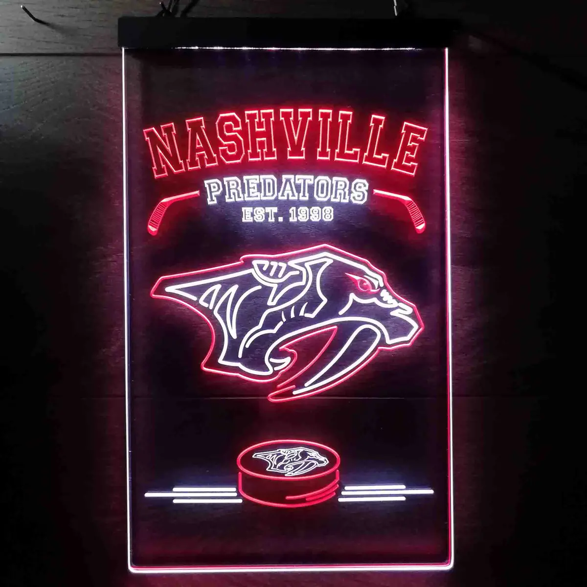 Personalized Custom Nashville Predators Neon-Like Led Sign - Father's Day Gift 6