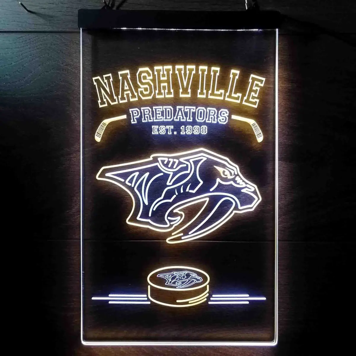 Personalized Custom Nashville Predators Neon-Like Led Sign - Father's Day Gift 13