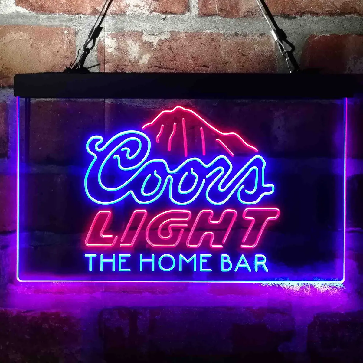 Personalized Coors Light Mountain Home Bar Neon Led Sign 1