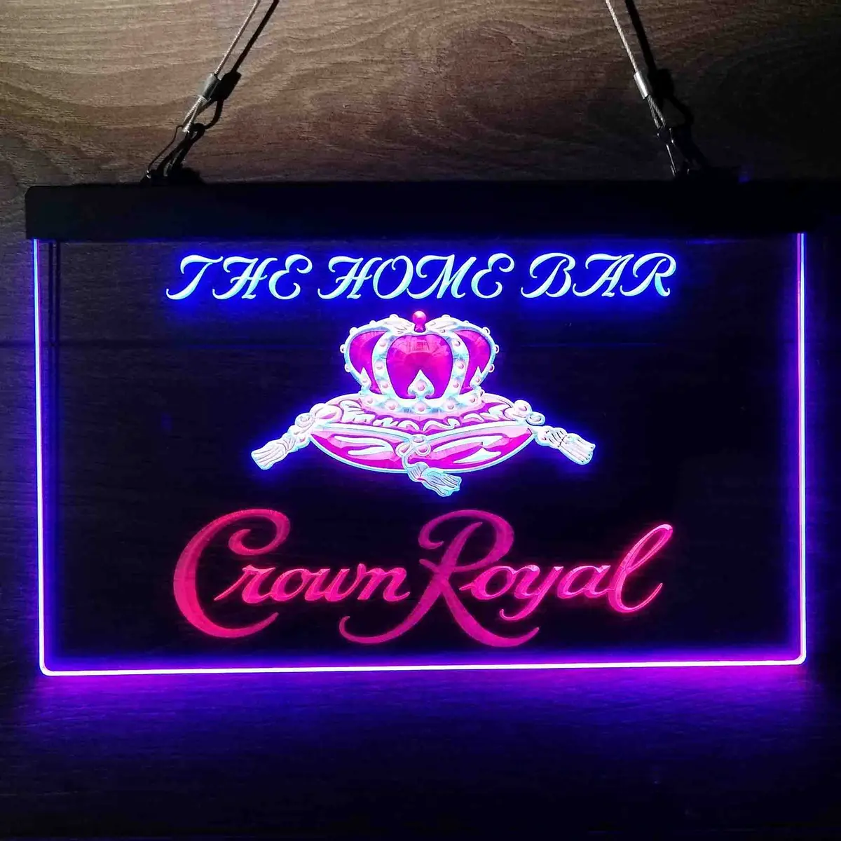 Personalized Crown Royal Beer Bar Neon-Like Led Sign - Custom Wall Decor Gift 3
