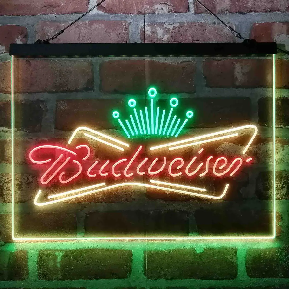 Budweiser Royal Crown Neon 3-Color Led Sign 2