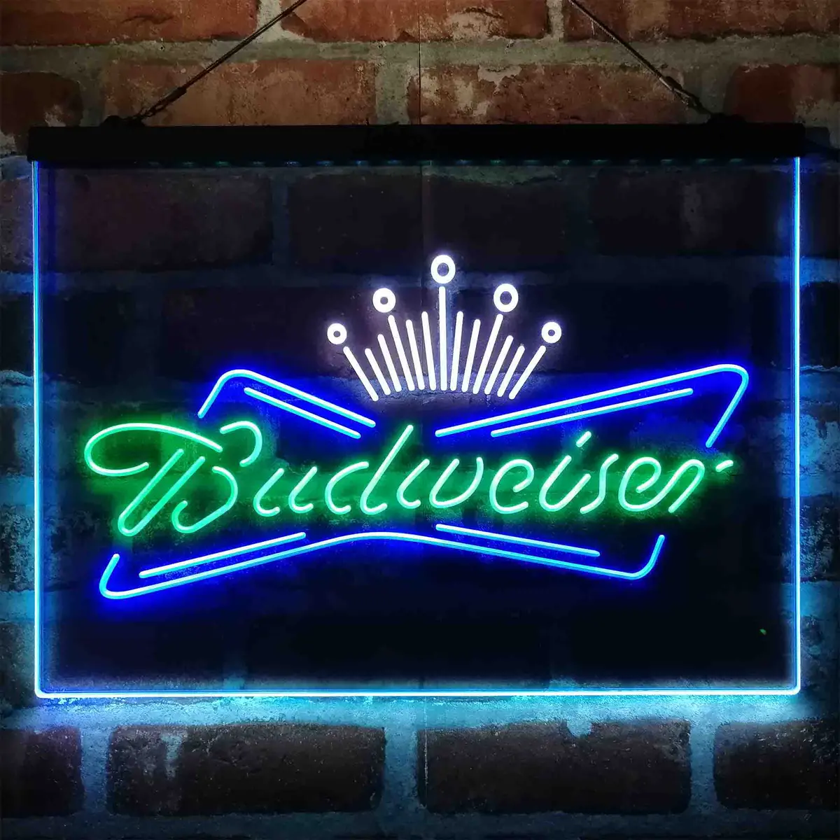 Budweiser Royal Crown Neon 3-Color Led Sign 11