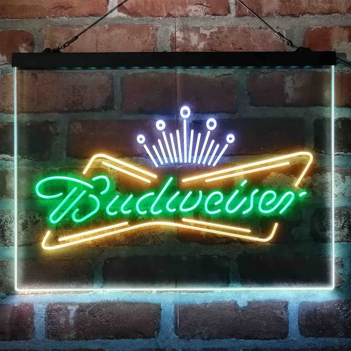 Budweiser Royal Crown Neon 3-Color Led Sign 5