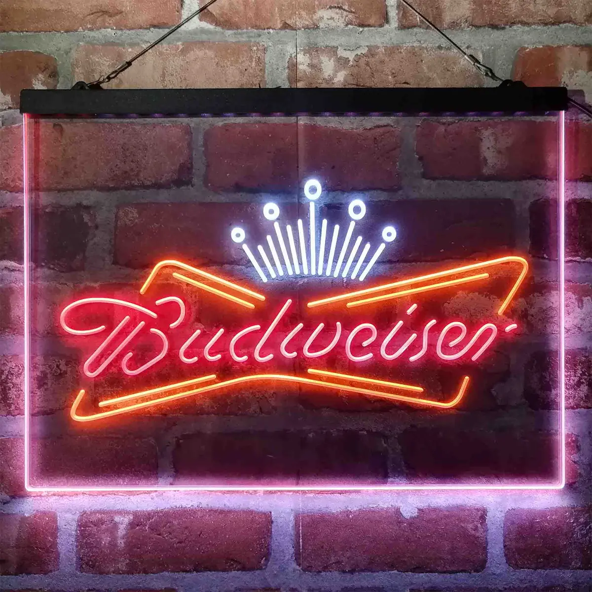 Budweiser Royal Crown Neon 3-Color Led Sign 6
