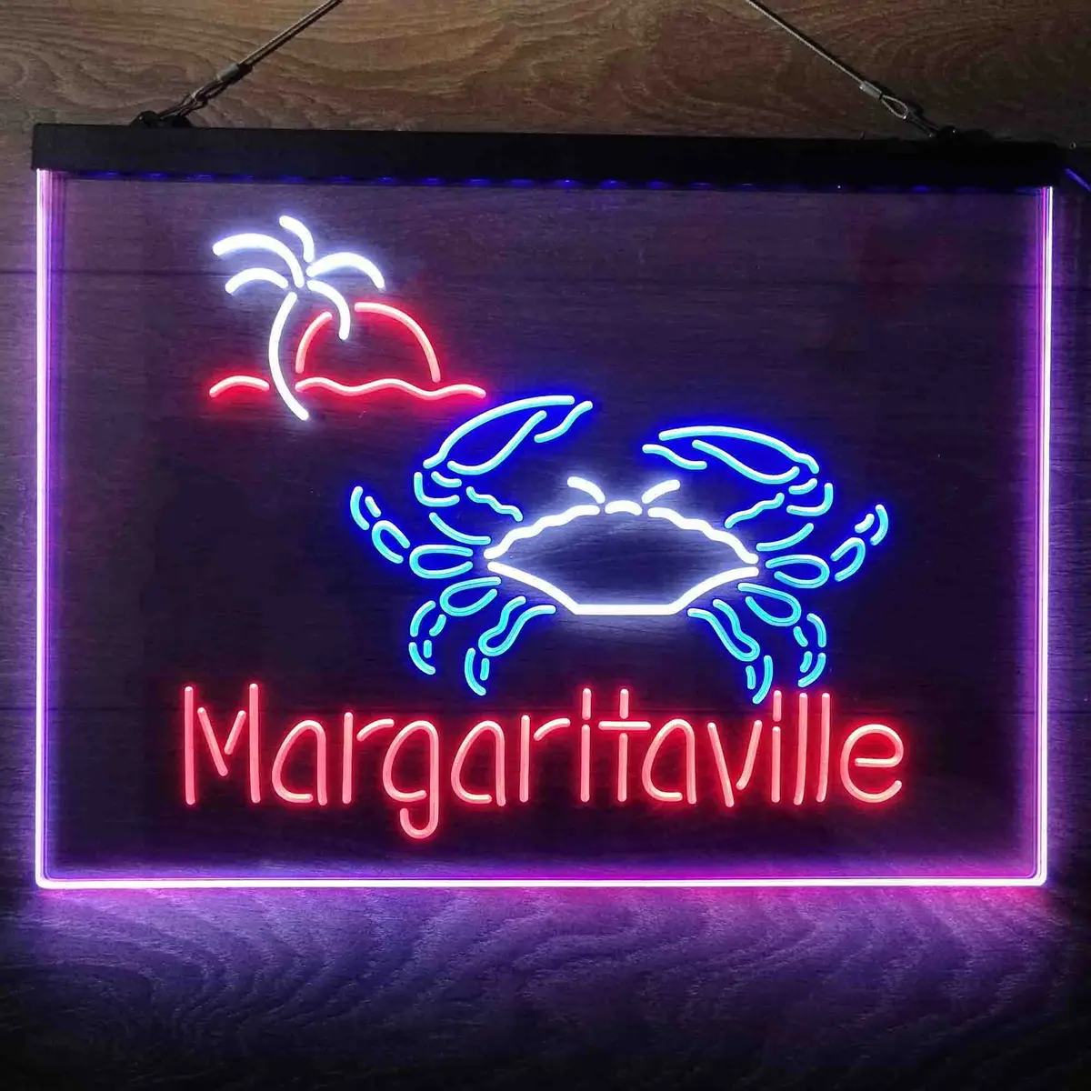 Margaritaville Crab Neon-Like Led Sign 23