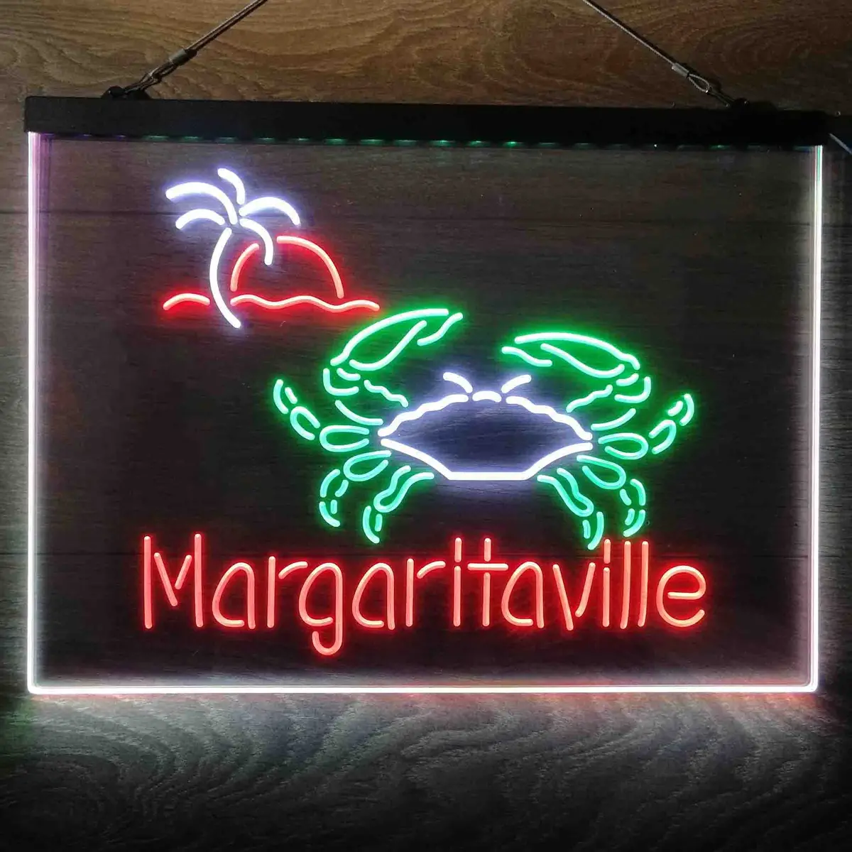 Margaritaville Crab Neon-Like Led Sign 24
