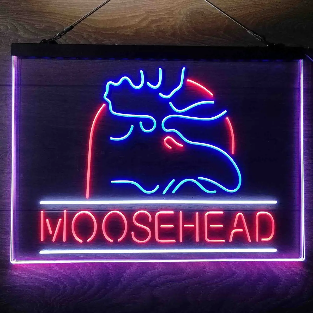 Moosehead Lager Beer Neon 3-Color Led Sign 13