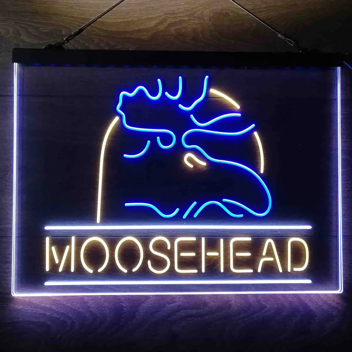 Moosehead Lager Beer Neon 3-Color Led Sign 4