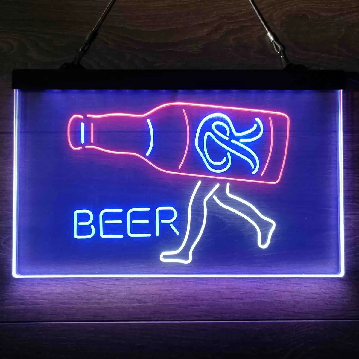 Rainier Beer Garage Neon 3-Color Led Sign 1