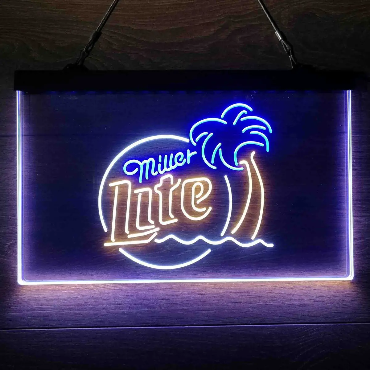Miller Lite Palm Tree Neon-Like Led Sign 20