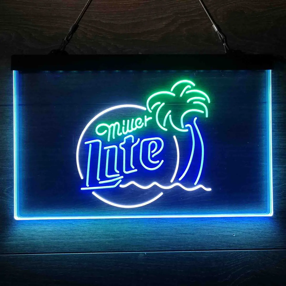 Miller Lite Palm Tree Neon-Like Led Sign 14