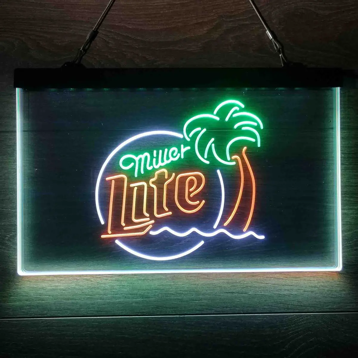 Miller Lite Palm Tree Neon-Like Led Sign 16