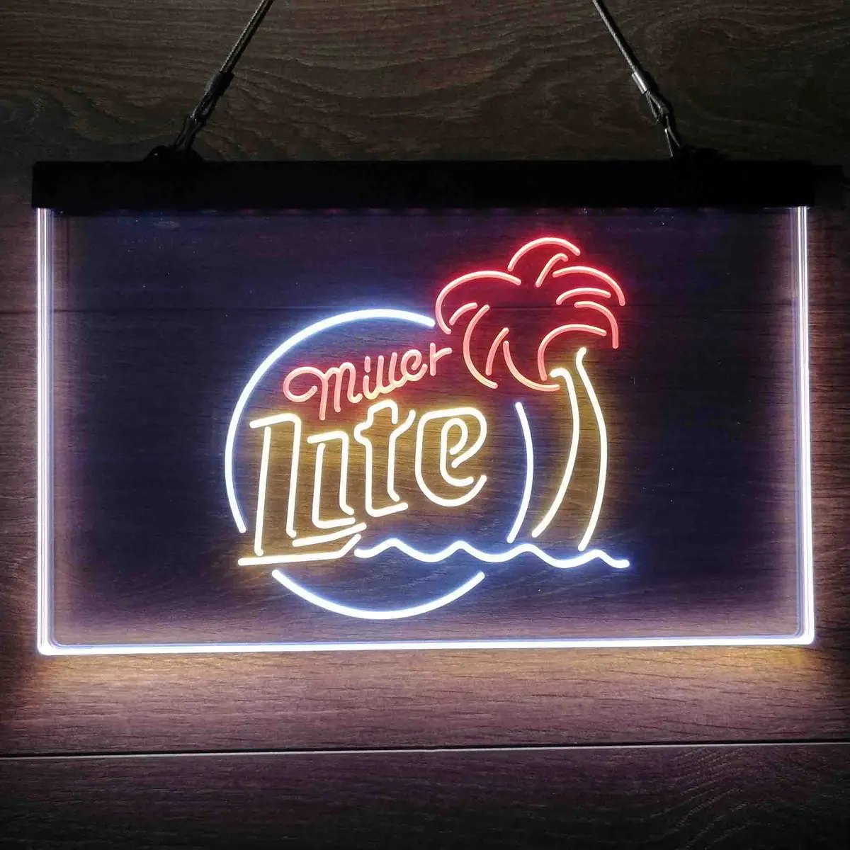 Miller Lite Palm Tree Neon-Like Led Sign 17