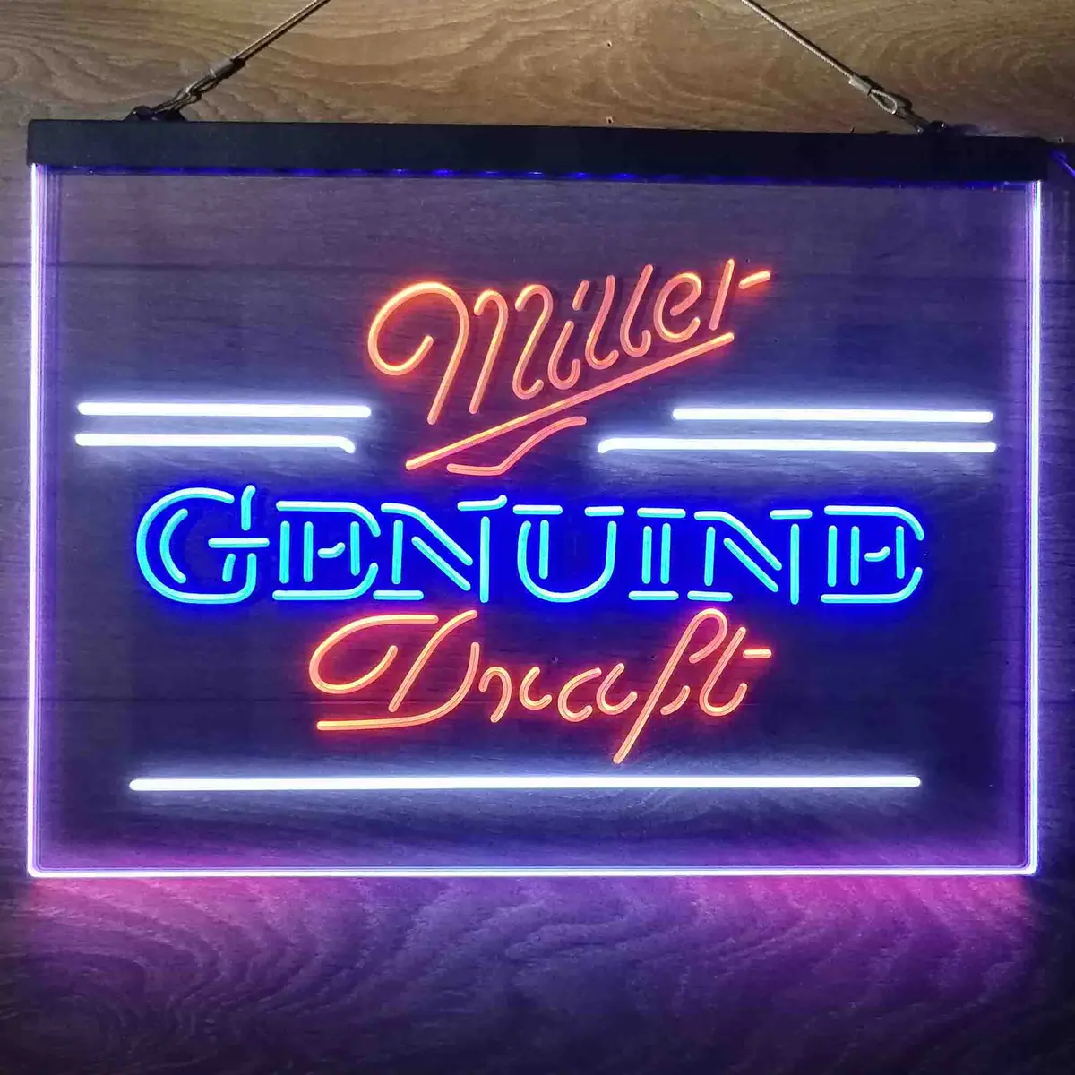 Miller Genuine Draft Neon 3-Color Led Sign 13