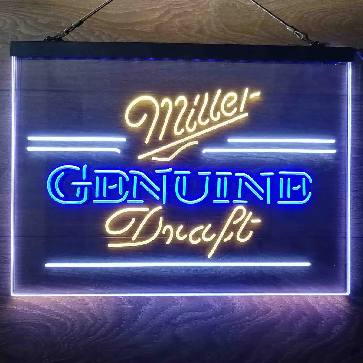 Miller Genuine Draft Neon 3-Color Led Sign 7