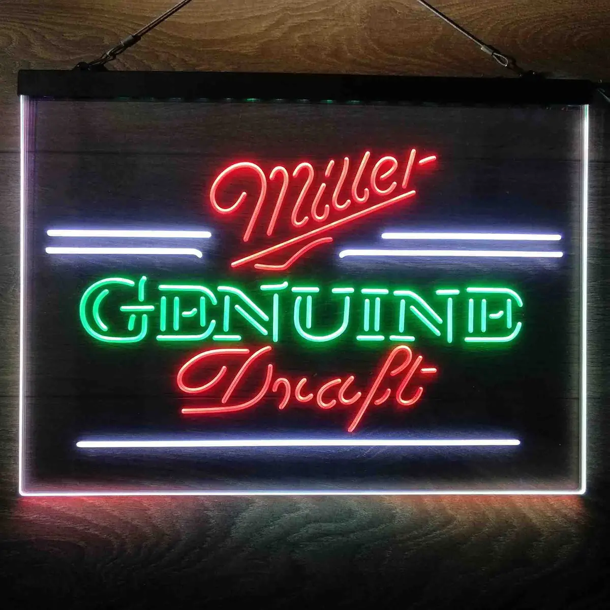 Miller Genuine Draft Neon 3-Color Led Sign 2