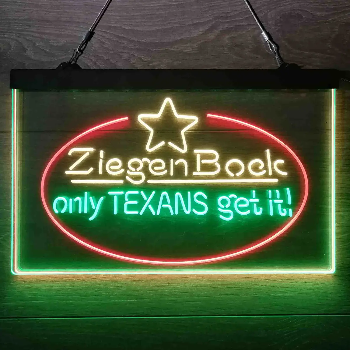 Ziegenbock Amber Only Texans Get It Neon-Like Led Sign 26