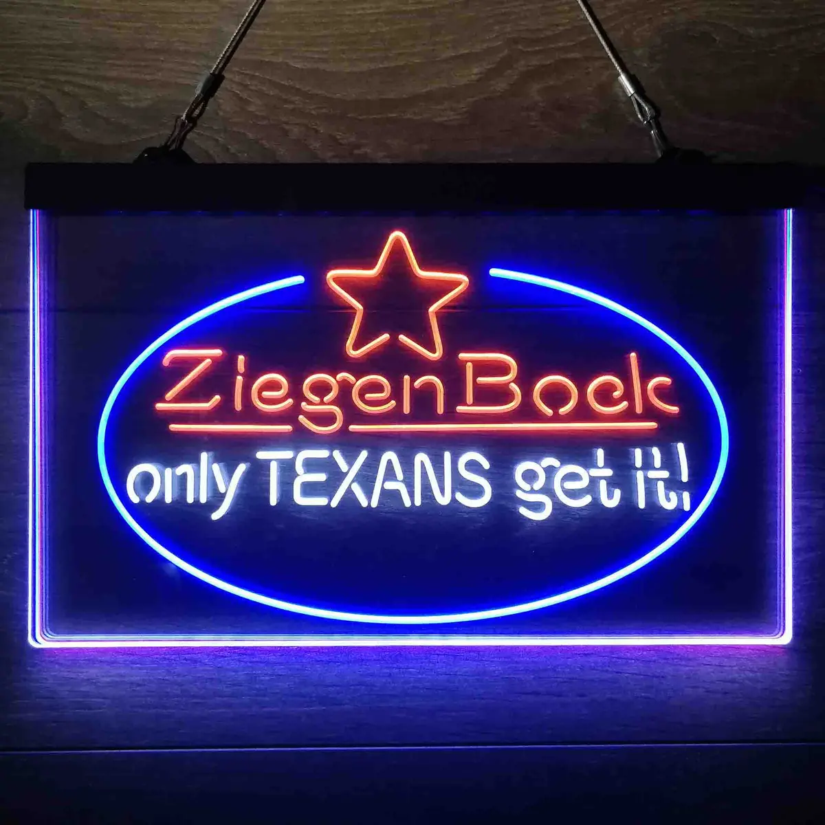 Ziegenbock Amber Only Texans Get It Neon-Like Led Sign 23